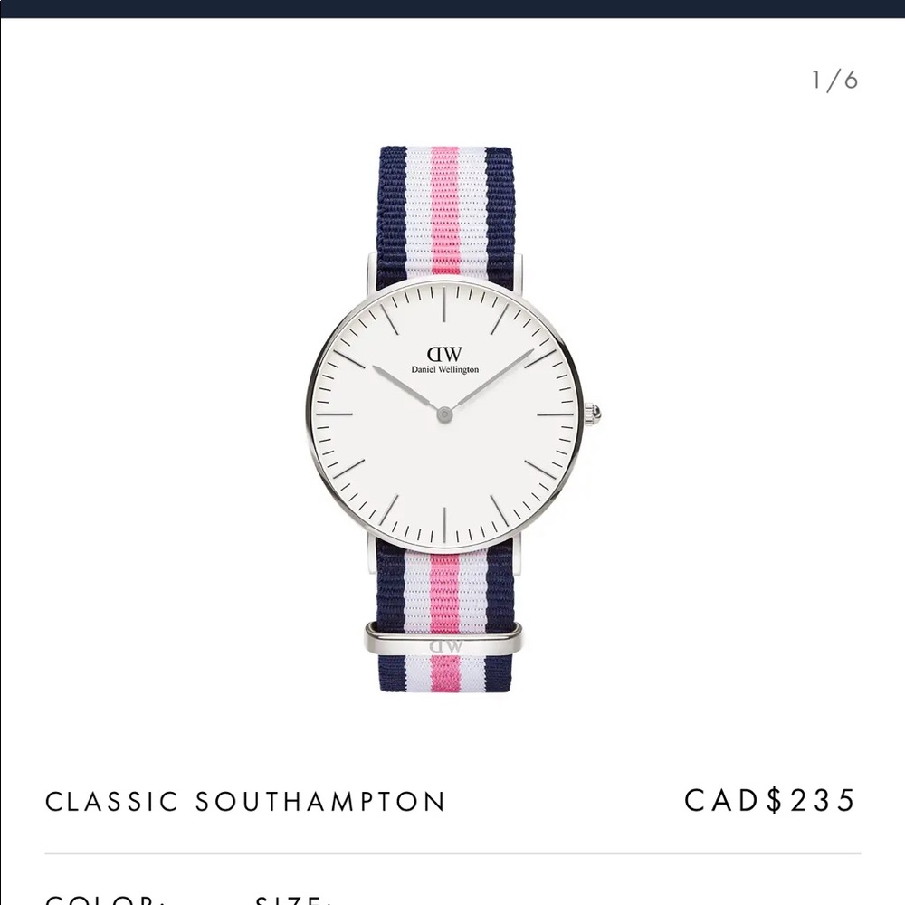 Daniel Wellington classic Southampton watch